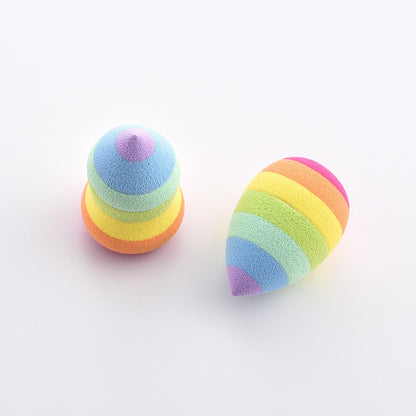 Face wash powder puff seven colors