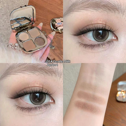 Gentle Eyeshadow Palette With Natural Vibrant Colors That Dont Fallout