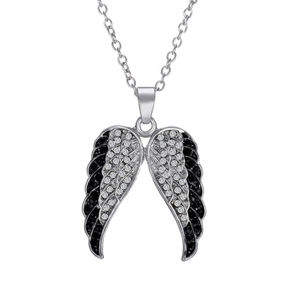Angel Wing Necklace Butterfly Cross Necklace