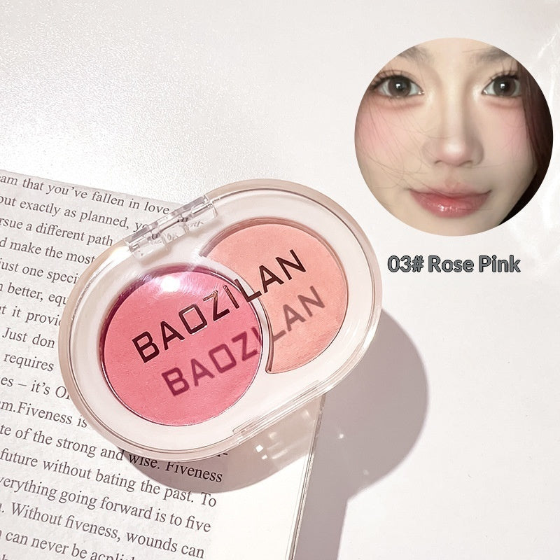 Two-tone Blush And A Low-saturation Contour Palette