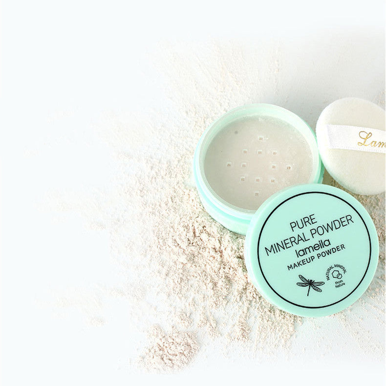 LaMeiLa Loose Powder Loose Powder Mineral Loose Powder Invisible Pores Natural Concealer Finishing Powder