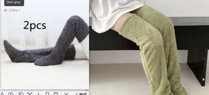 Winter Warm Cold Leg Knee Joint Cold-proof Stockings Home Floor Sleeping Socks