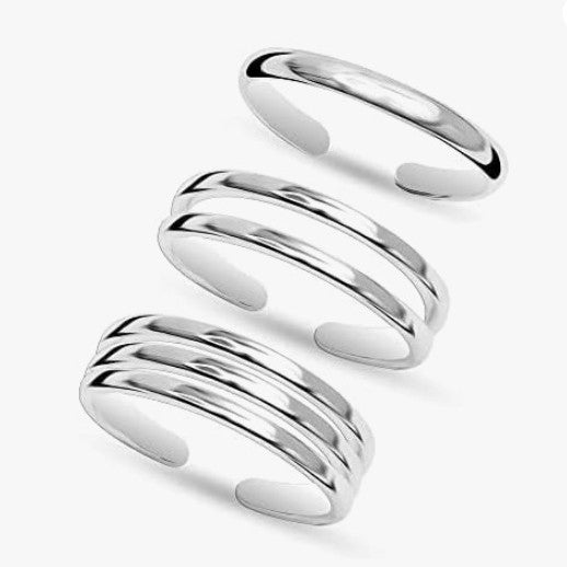 S925 Sterling Silver Toe Ring Simple And Fashionable