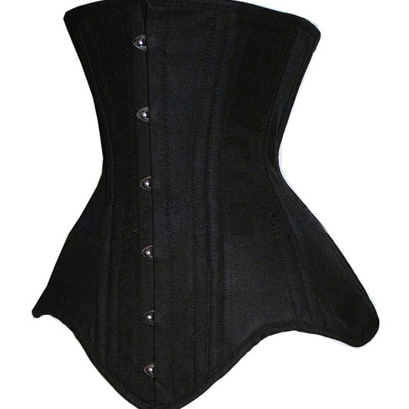 Cotton Double Steel Rib Waist Court Corset