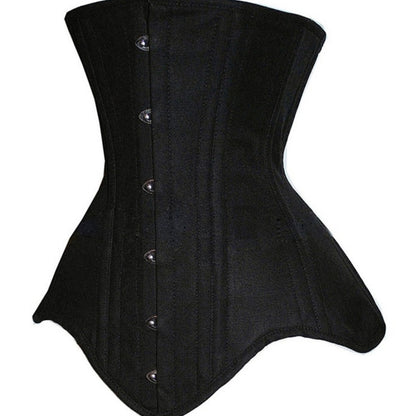 Cotton Double Steel Rib Waist Court Corset