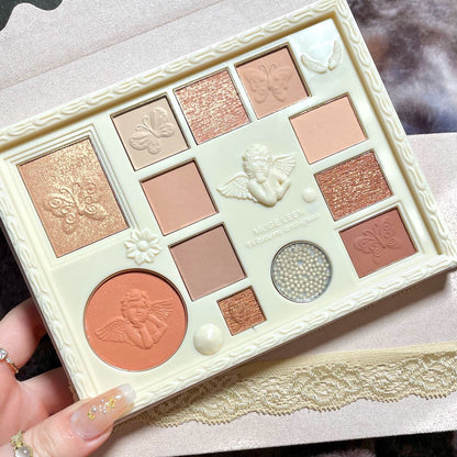 12 Colors Lace Pearly Matte Eyeshadow Palette