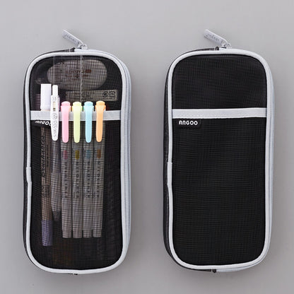 Transparent Pencil Case Girl Stationery Bag Special For High School Entrance Examination Large Capacity