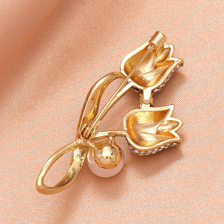 Luxury Suit Suit Sweater Brooch Pin