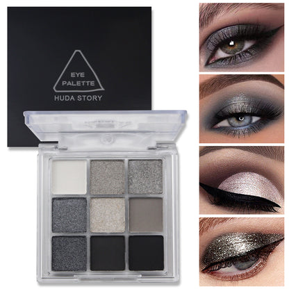 Smoked Nine-color Eye Shadow Plate