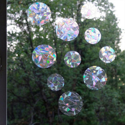 Non-adhesive Static Window Film 3d Glass Film Paper-cut For Window Decoration