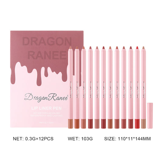 Lip Liner Waterproof Matte Finish Hook Lipstick