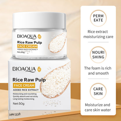 Rice Cream Hydrating And Skin Rejuvenating Moisturizing Cream