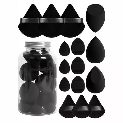 15-piece Powder Puff Set In A Floating Bottle