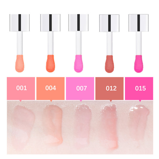 Transparent Dudu Lip Gloss Glass Oil