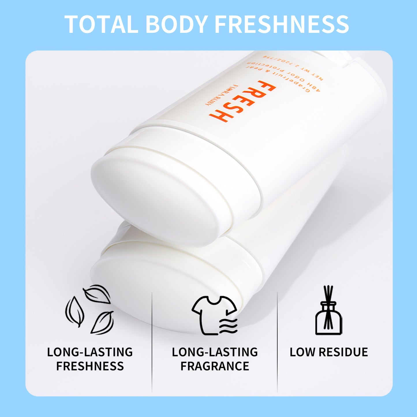 75g Underarm Deodorant Body Fragarance Sticks Aluminum-free To Maintain Odor Removal