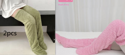 Winter Warm Cold Leg Knee Joint Cold-proof Stockings Home Floor Sleeping Socks