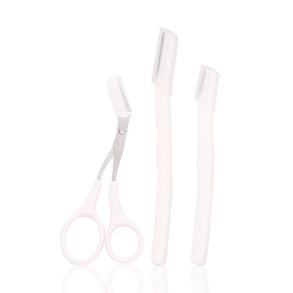 Stainless Steel Eye-brow Knife Suit Beauty Tools