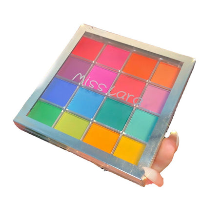 Factory Stock Colorful Starry Sky 16 Color Eyeshadow Palette Matte Beads