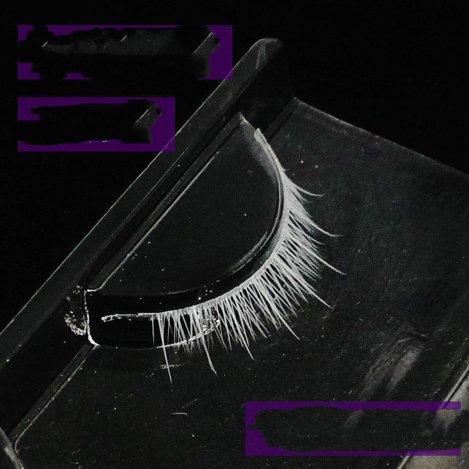 Transparent Stem White False Eyelashes Can Be Dyed By Themselves