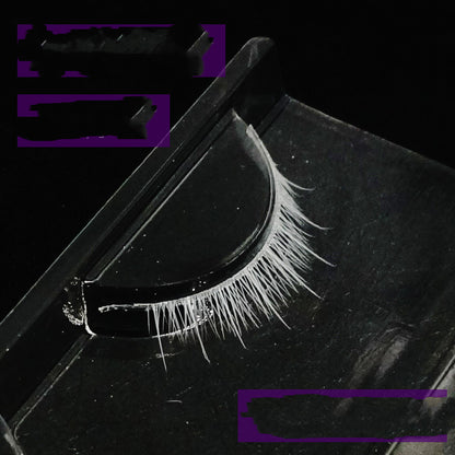 Transparent Stem White False Eyelashes Can Be Dyed By Themselves