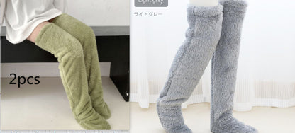 Winter Warm Cold Leg Knee Joint Cold-proof Stockings Home Floor Sleeping Socks