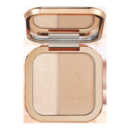 Two-color Highlight Repair Makeup Palette