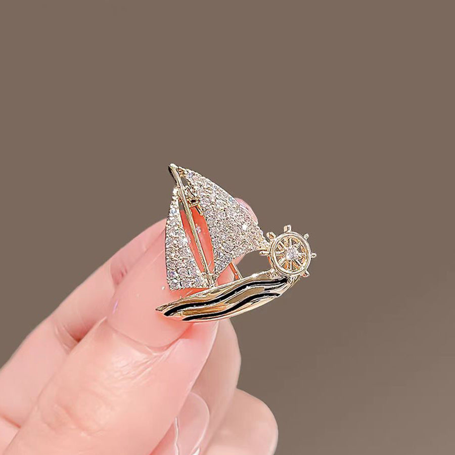 Smooth Sailing Pin Anti-exposure Brooch Accessory