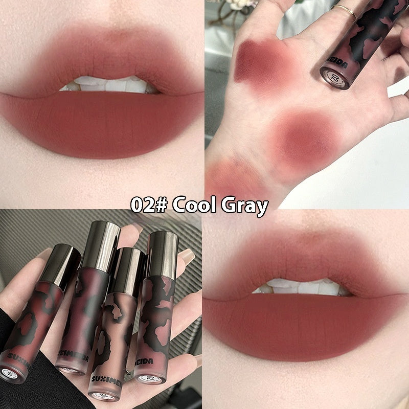 Lava Secret Matte Lip Mud Lipstick White No Stain On Cup