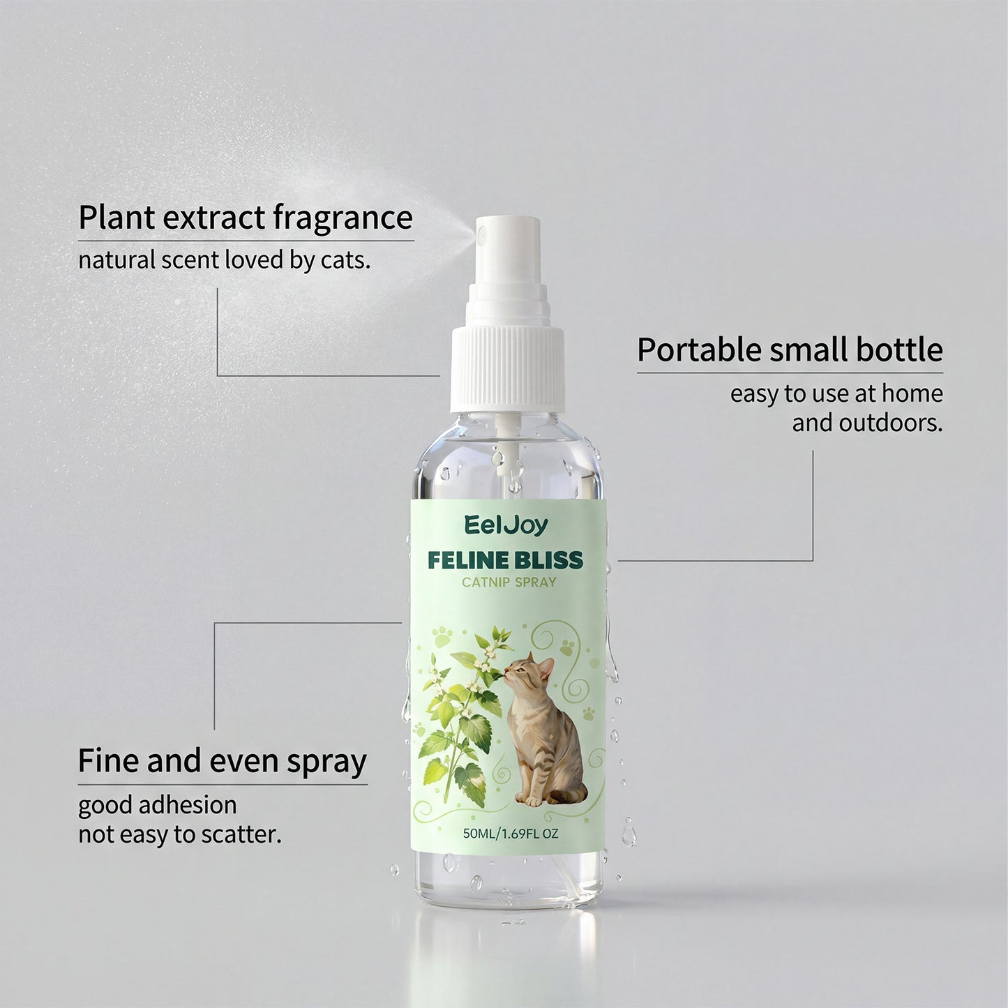 Long-lasting Fragrance Fun And Interactive Cat Spray For Pets.