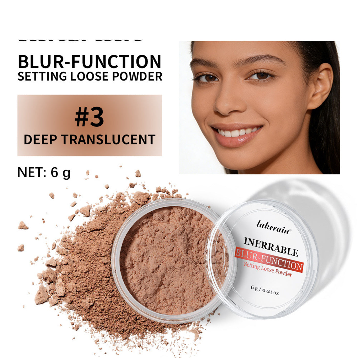 Blur-setting Loose Powder For Long-lasting Hold