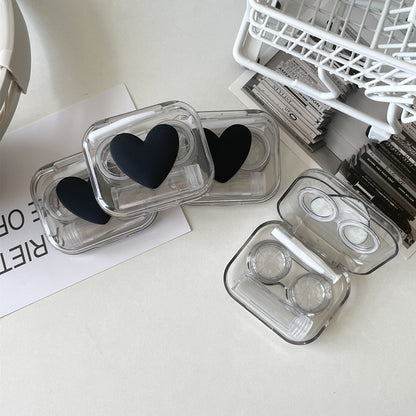 Transparent Contact Mini And Simple Cosmetic Lenses Lens Case