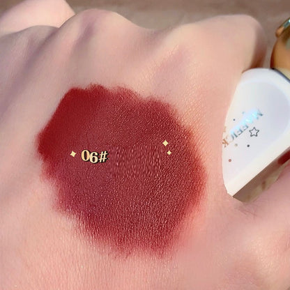 Space Walk Lip Mud Matte Velvet Matte Lip Lacquer White Improve Skin Color Lip And Cheek Dual-use Lipstick