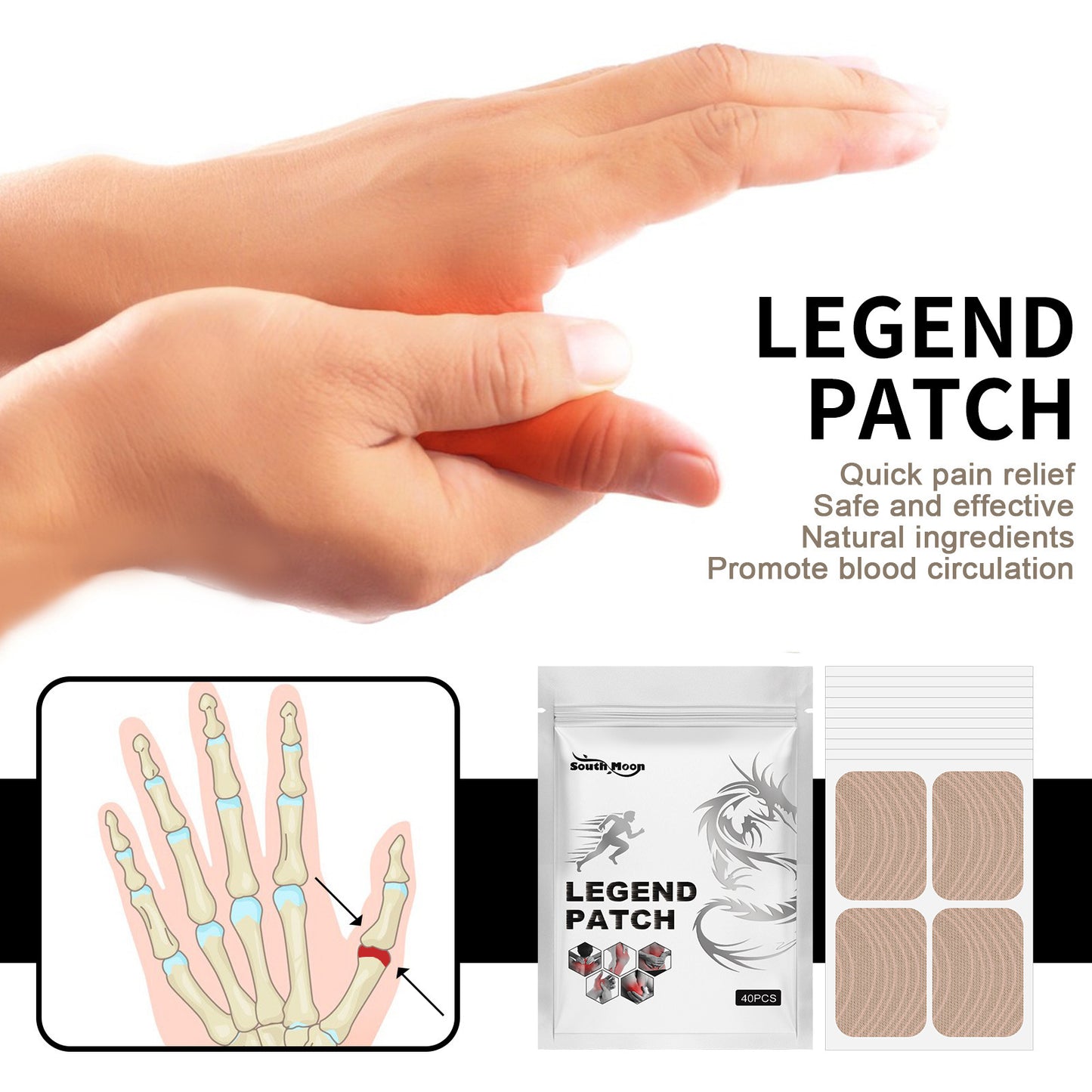 Joint Muscle Paste Strain Lumbar Spine Neck Joint Blood Circulation Activating Plaster Patch