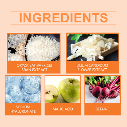 Wiyun Rice Exfoliating Gel Gently Cleanses Face Body Skin Hydrating Moisturizing Refreshing Cleansing Gel