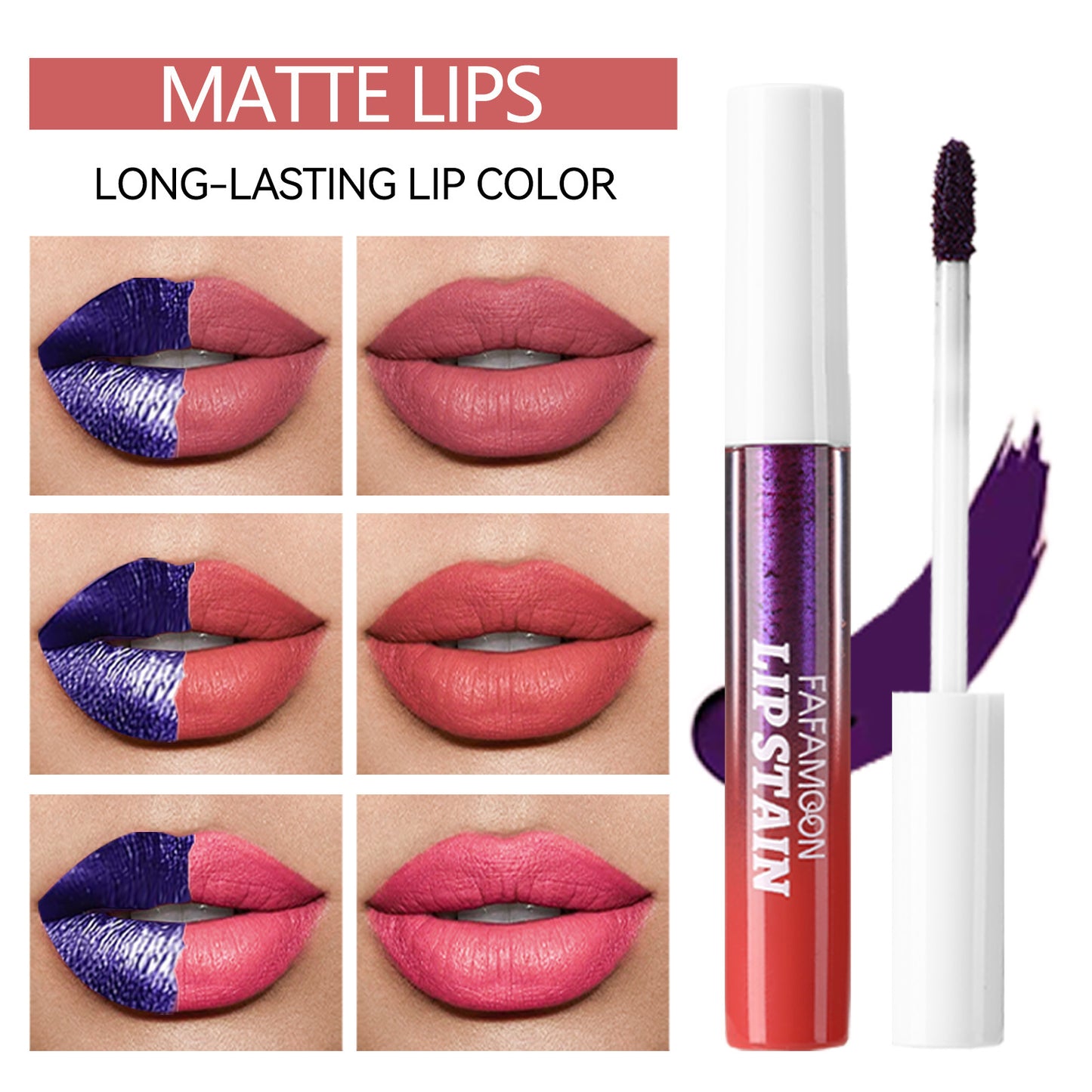 Tear And Pull Lip Gloss Lipstick Waterproof Smear-proof