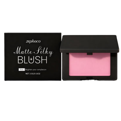 Matte Silky Blush Dark Red