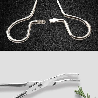 Pet Cat Dog Tweezers Hemostasis And Hair Removal Ear Cleaning Tweezers Needle Seat For Pet Hair Cleaning Ear Tweezers