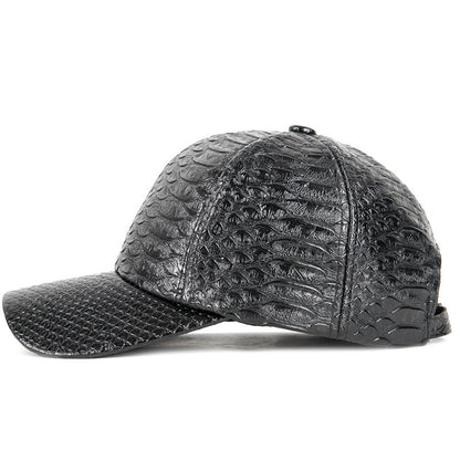 New Spring High-quality Leather Baseball Cap
