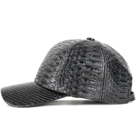 New Spring High-quality Leather Baseball Cap