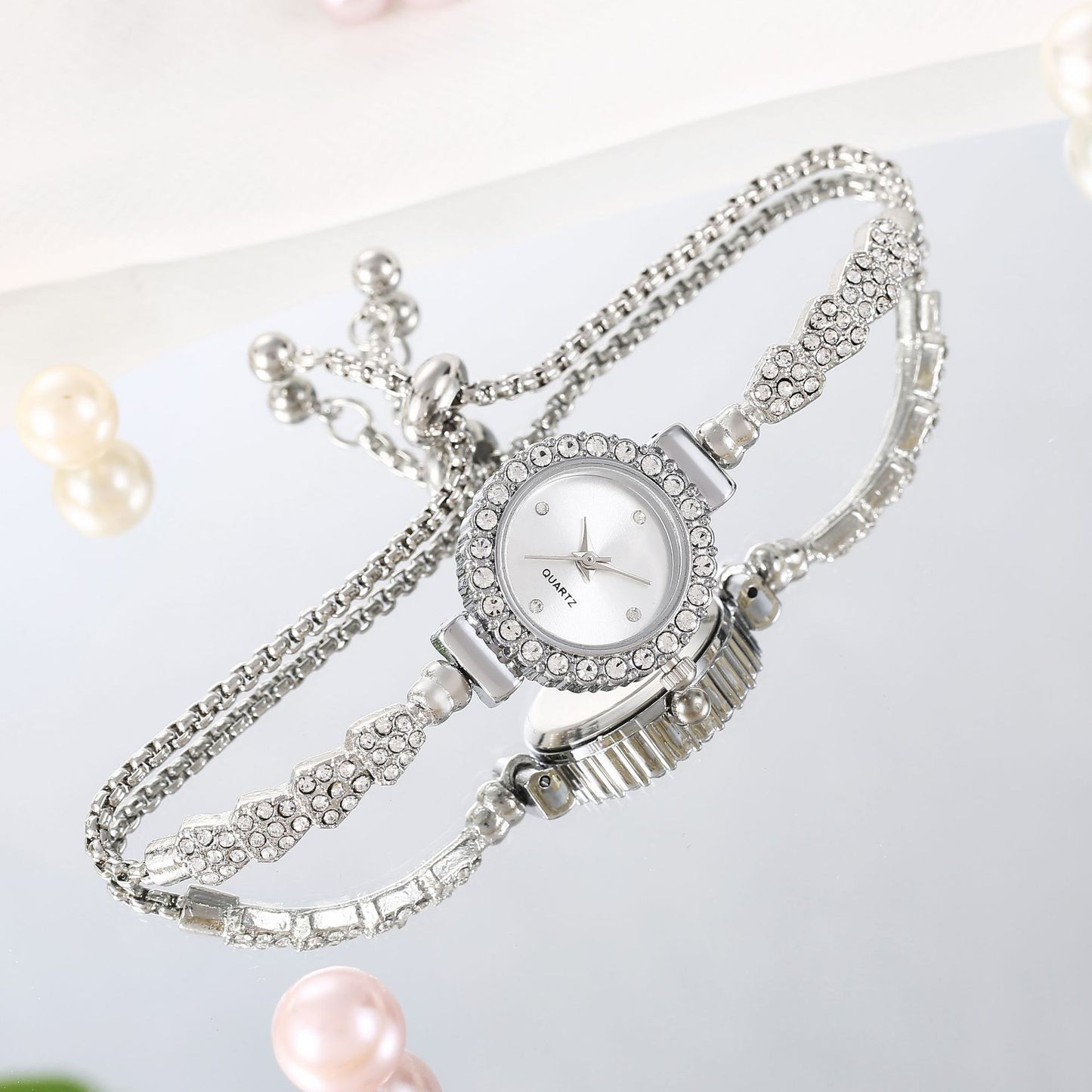 Fashion Luxury Women's Watch Gold Fine Strap Ladies Watch For Bracelet Female Wrist Watch Women Clock Relojes Fashion Jewelry
