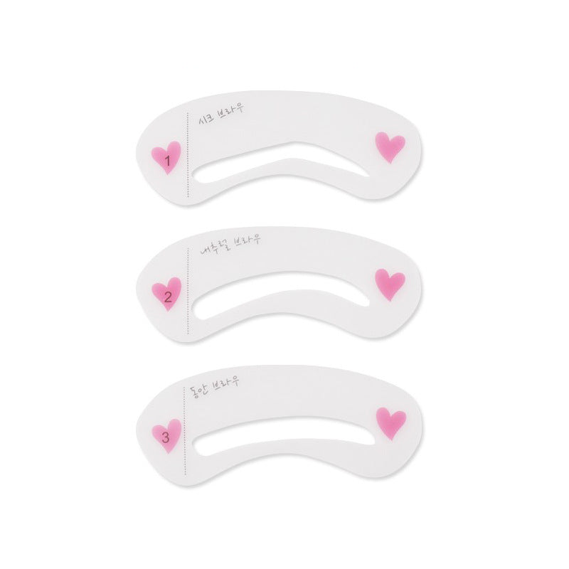PVC Thrush Card Eyebrow Shape Mold Eyebrow Measurer Eyebrow Tools Eyebrow Aids Eyebrow Artifacts Eyebrow Stickers