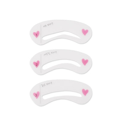 PVC Thrush Card Eyebrow Shape Mold Eyebrow Measurer Eyebrow Tools Eyebrow Aids Eyebrow Artifacts Eyebrow Stickers