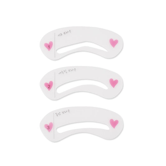 PVC Thrush Card Eyebrow Shape Mold Eyebrow Measurer Eyebrow Tools Eyebrow Aids Eyebrow Artifacts Eyebrow Stickers