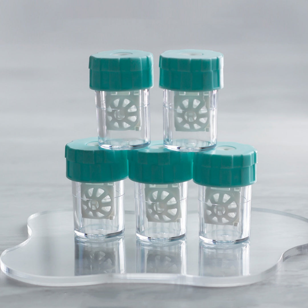 Manual Rotating Contact Lens Cleaner Storage Box