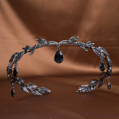 Womens Rhinestone Crown Hair Accessory