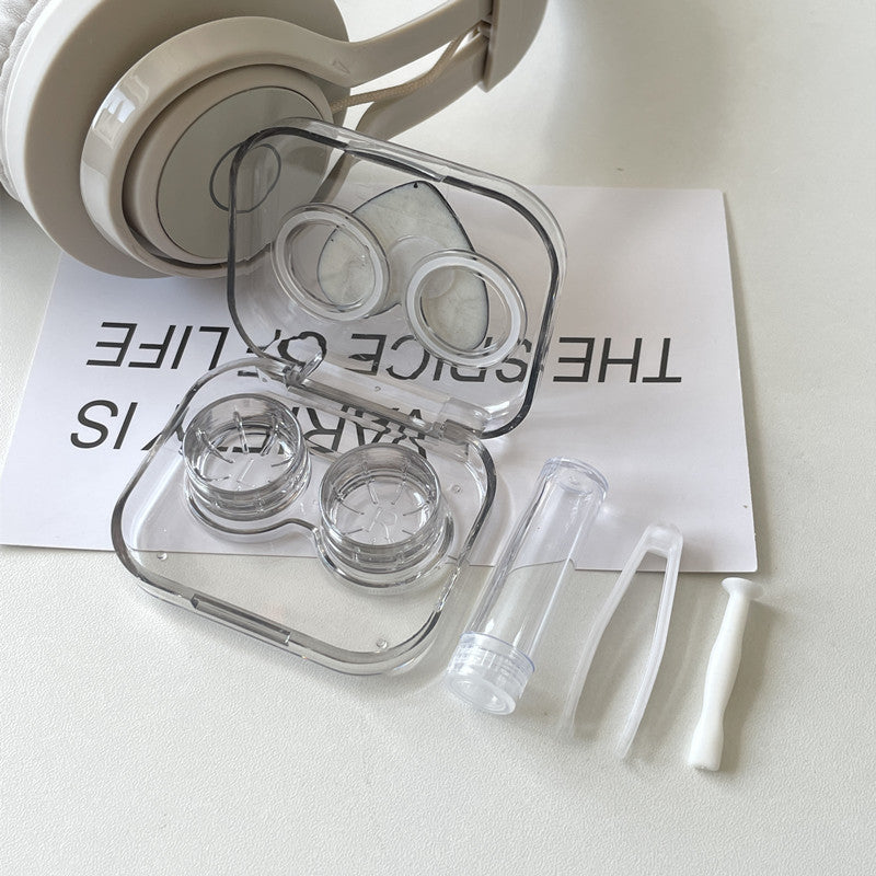 Transparent Contact Mini And Simple Cosmetic Lenses Lens Case
