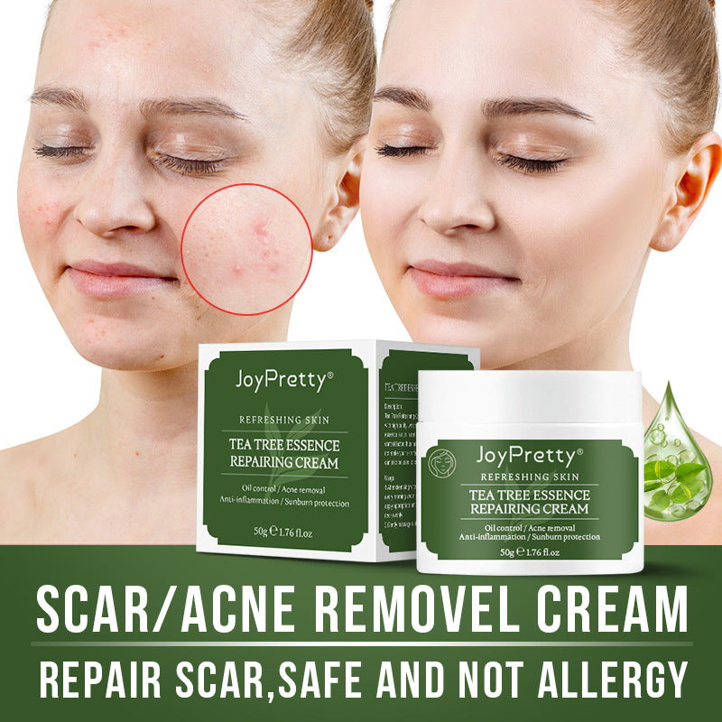 Tea Tree Oil Control Acne Moisturizing Moisturizing Cream