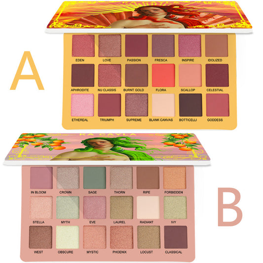Eyeshadow Matte And Metallic Eyeshadow Palette