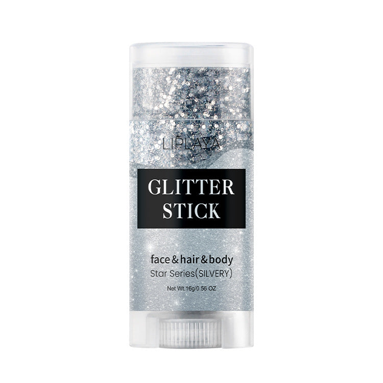 Sequins Stick Three-color Magic Eye Shadow Convenient