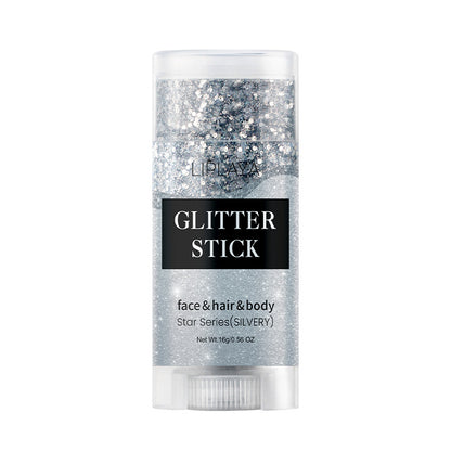 Sequins Stick Three-color Magic Eye Shadow Convenient